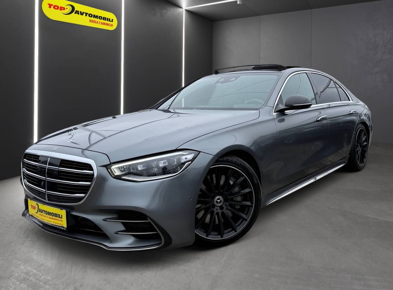 Zunanja slika - Mercedes-Benz S-Razred - 400 d 4MATIC AMG LINE DIGITAL LIGHT RADAR PANO T - 1