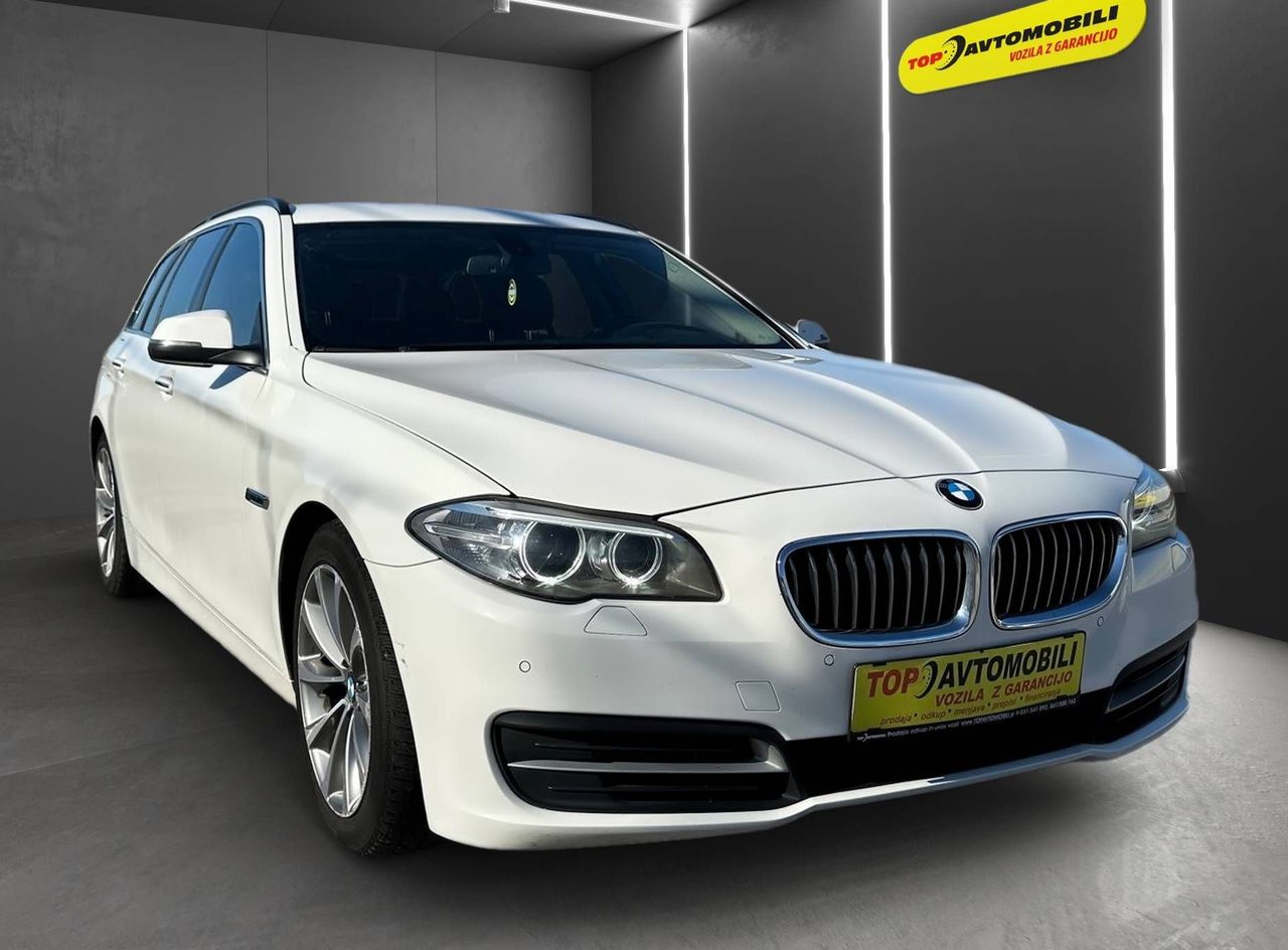 Zunanja slika - BMW Serija 5 - Touring: 520d LED NAVI TEMP HI-FI USNJE PDC FACELIFT TOP - 11