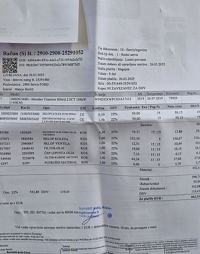 Zunanja slika - Ford Mondeo - 2.0 HYBRID AUT. Titanium °ALKANTARA °ALU 18 °KAM - 12