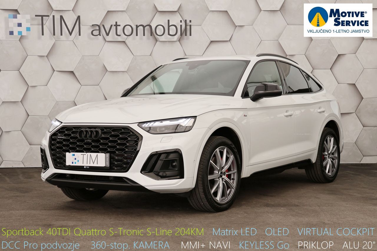 Zunanja slika - Audi Q5 - Sportback 40TDI Quattro S-Tronic S-Line 204KM - 1