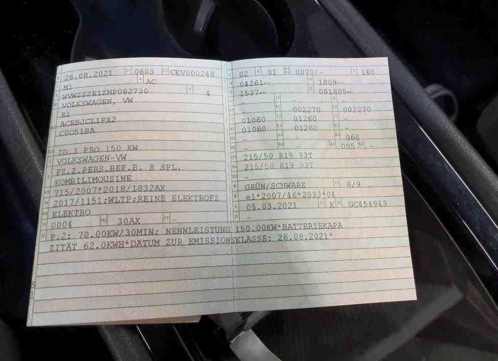 Zunanja slika - VW ID.3 - Pro S 150 KW.NEMŠKI.NAVI.LED.ALU.PDC.BATERIJA 62KW - 10