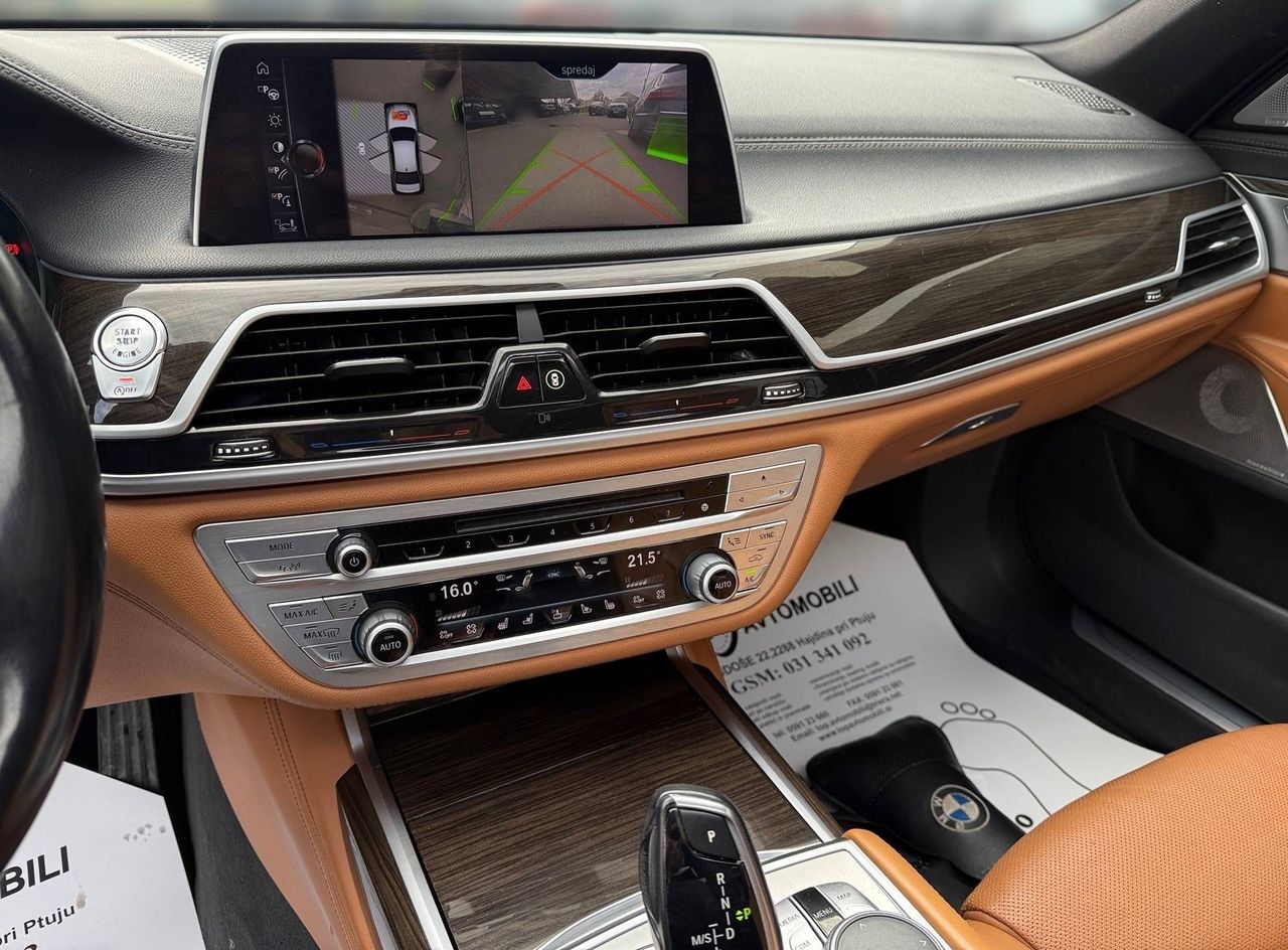 Zunanja slika - BMW Serija 7 - : 740Ld xDrive LED NAVI PDC MEMORY 360KAM RADAR TOP - 15