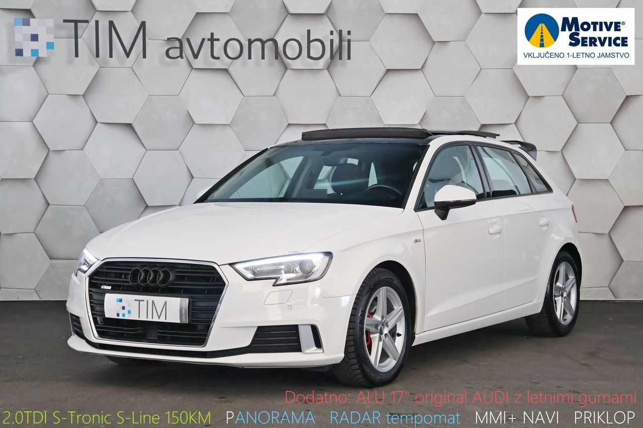 Zunanja slika - Audi A3 - 2.0 TDI S-tronic S-Line 150KM - 1