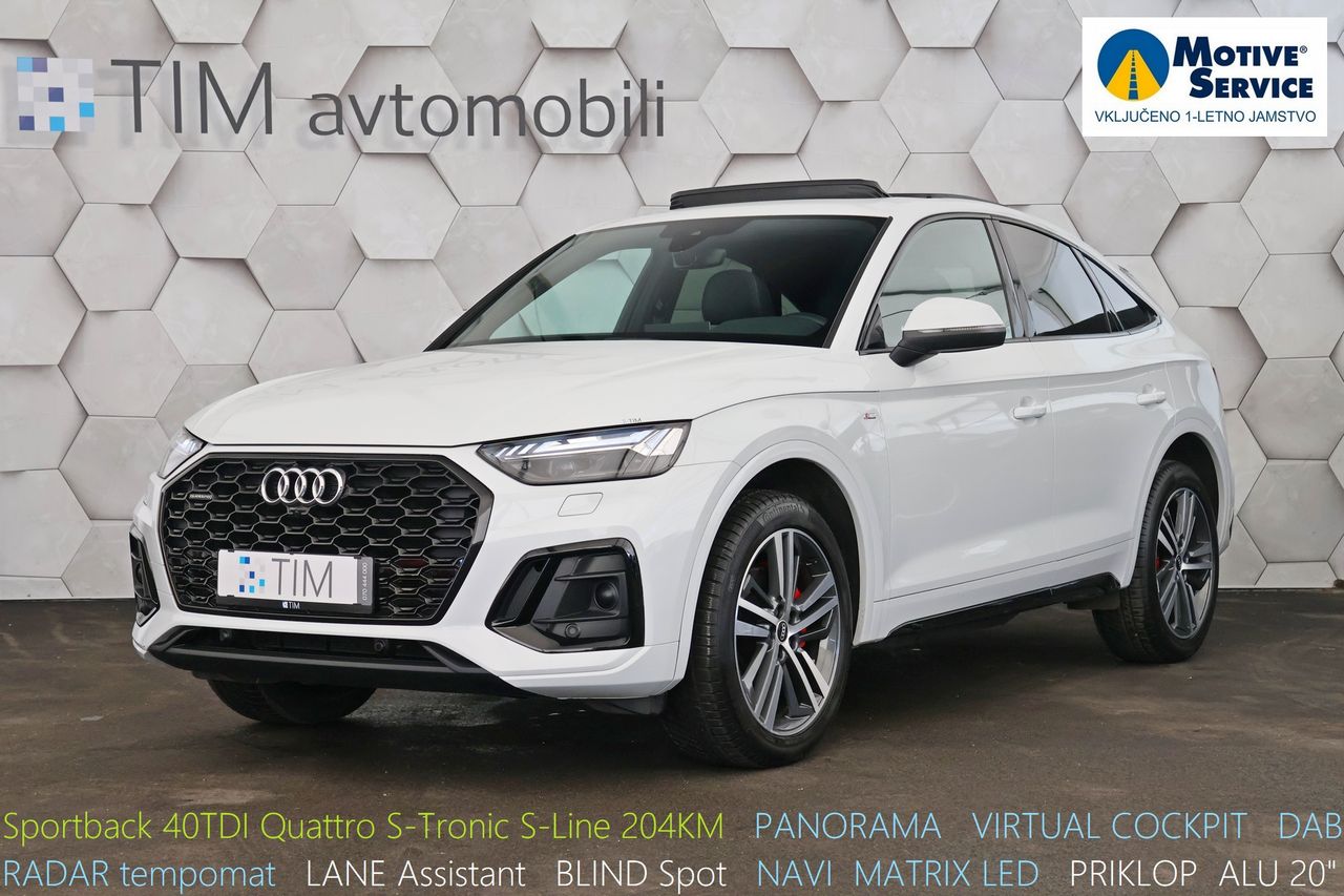 Zunanja slika - Audi Q5 - Sportback 40 TDI Quattro S-Tronic S-Line 204KM - 1