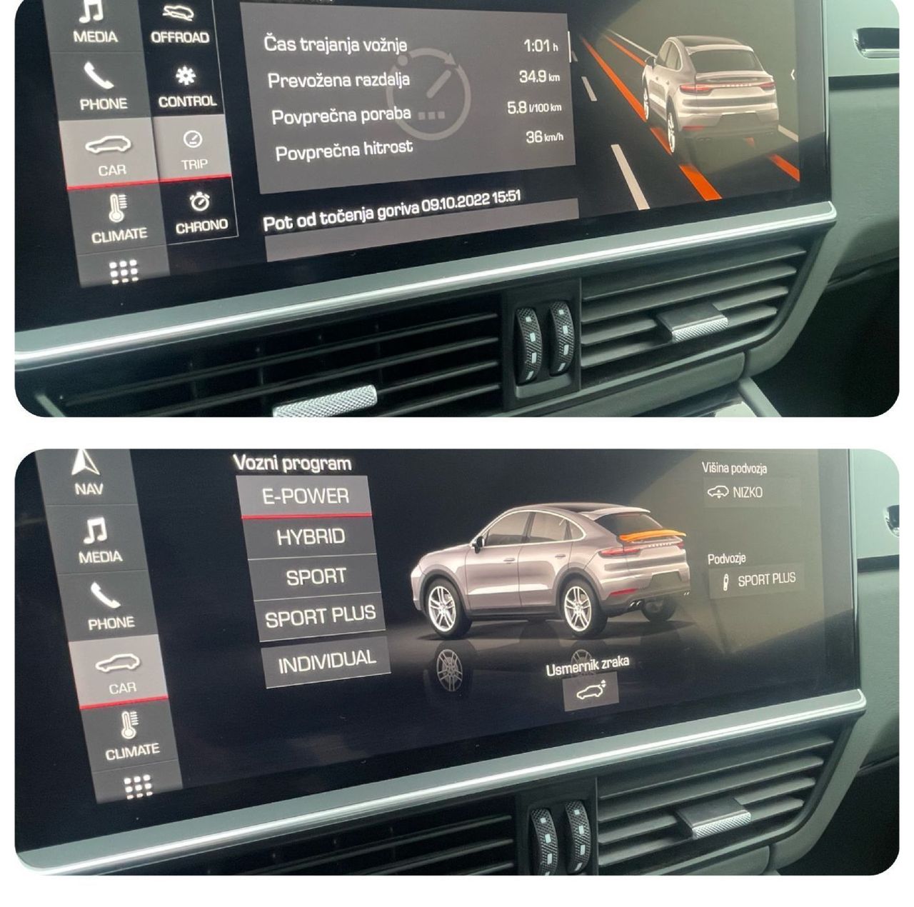 Zunanja slika - Porsche Cayenne - Coupe 3.0 V6 E-Hybrid Auto-Zračno vzmetenje-22col - 19