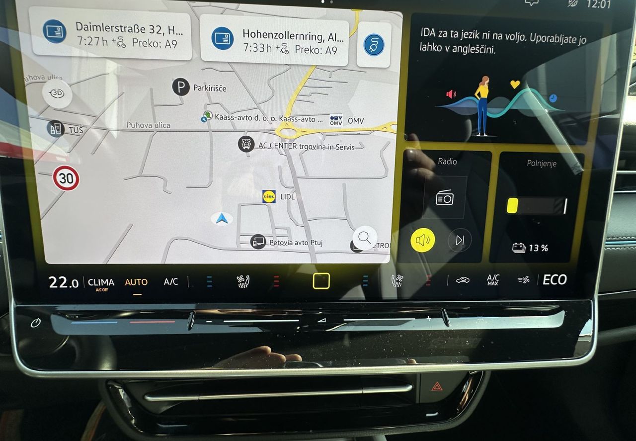 Zunanja slika - VW ID.7 - 210kW.NEMŠKI+4ALU.KAMERA.LED.NAVI.USNJE.ACC.PANORA - 12