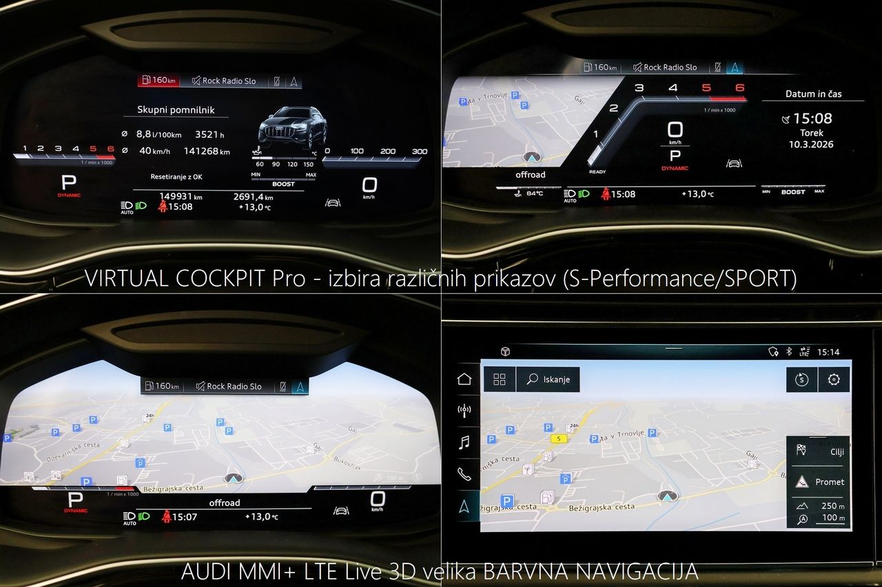 Zunanja slika - Audi SQ8 - V8 TDI Quattro Tiptronic 435KM - 11