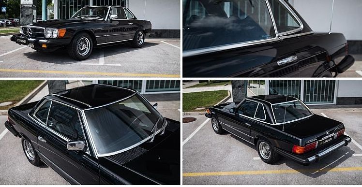 Zunanja slika - Mercedes-Benz SL-Razred - SL 450 4.5 V8 AUT. ALL BLACK mehka in trda streha - 11