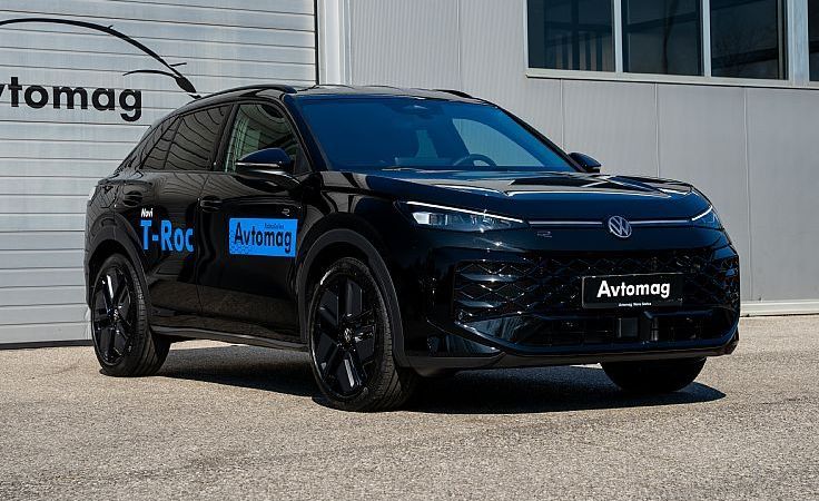 Zunanja slika - VW T-Roc - 1.5 eTSI R-line DSG 110  150  Matrix. Black Style - 1