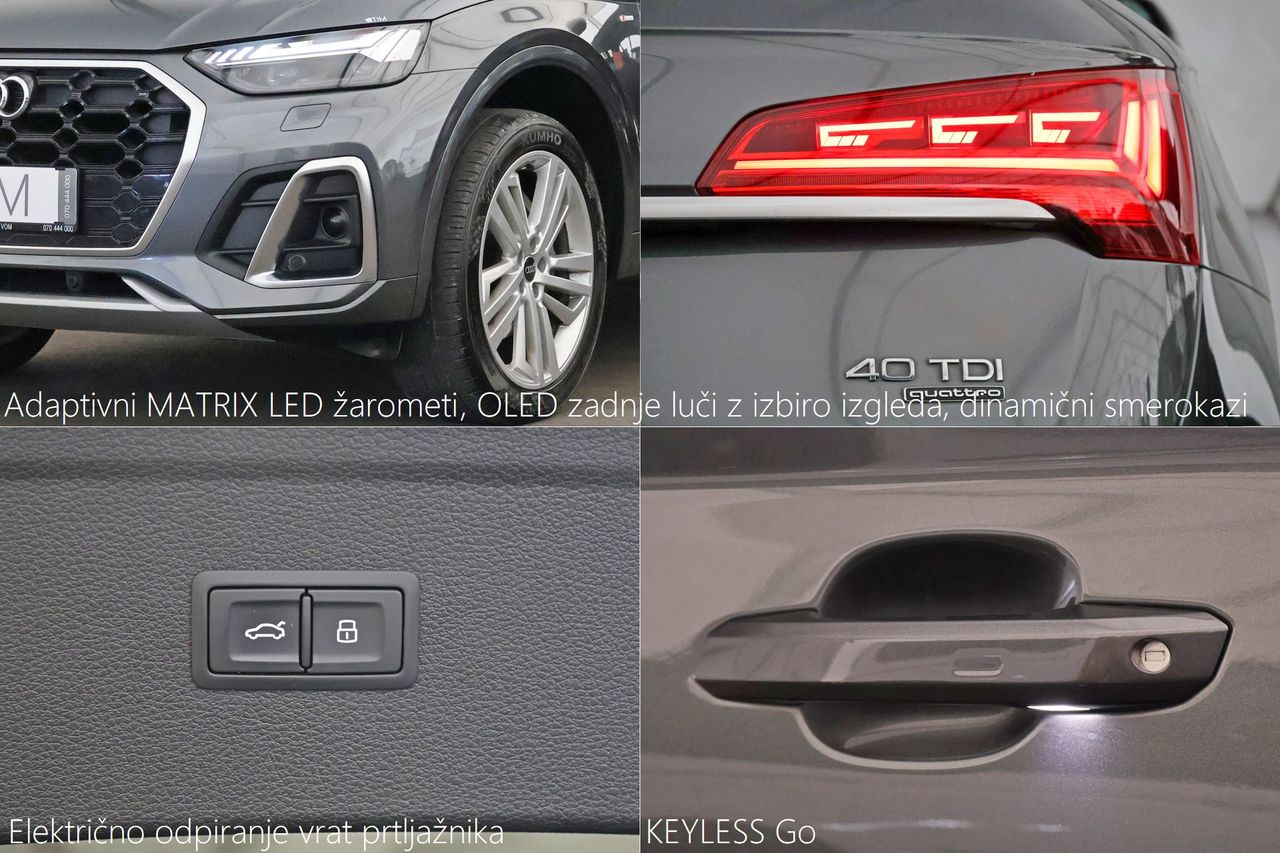 Zunanja slika - Audi Q5 - 40TDI Quattro S-Tronic S-Line 204KM - 19