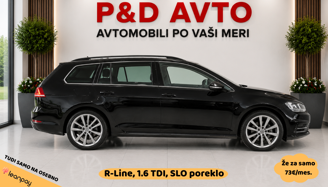 Zunanja slika - VW Golf - Variant 1,6 TDI BMT R-Line - 1