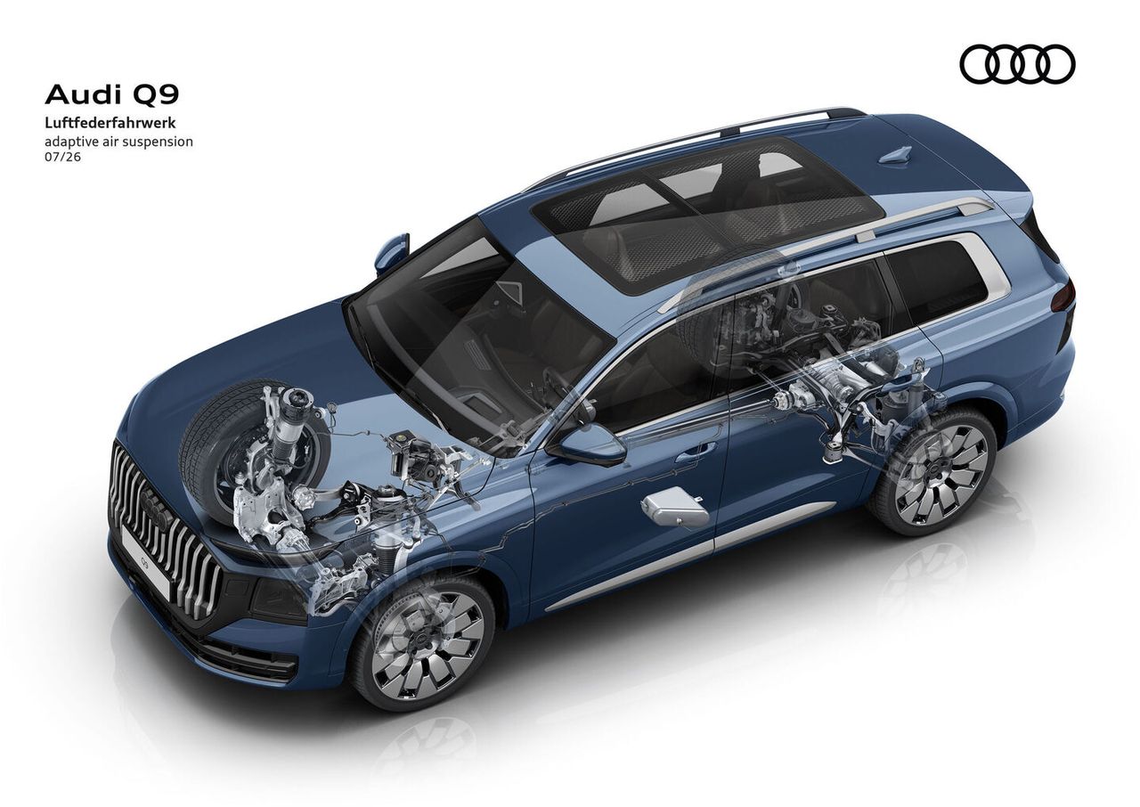 Tehnična zasnova podvozja novega Audi Q9