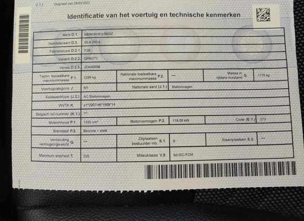 Zunanja slika - Mercedes-Benz GLA-Razred - GLA 250 e Avt.KAMERA.PANORAMA.LED.USNJE.NAVI.TOP - 3