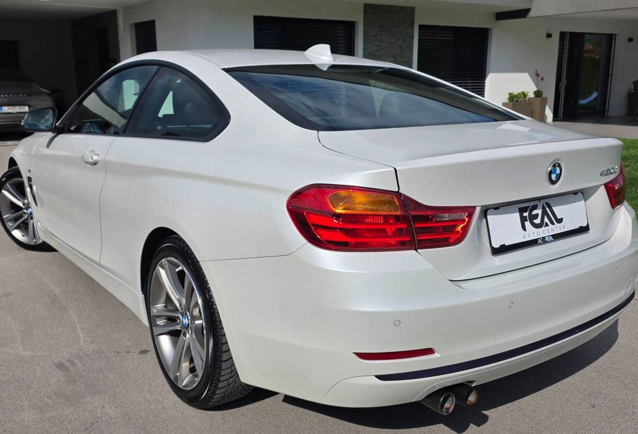 Zunanja slika - BMW Serija 4 - Coupe: 420d-AVT-SPORT LINE-140KW-XENON-LED -USNJE-NAVI- - 3