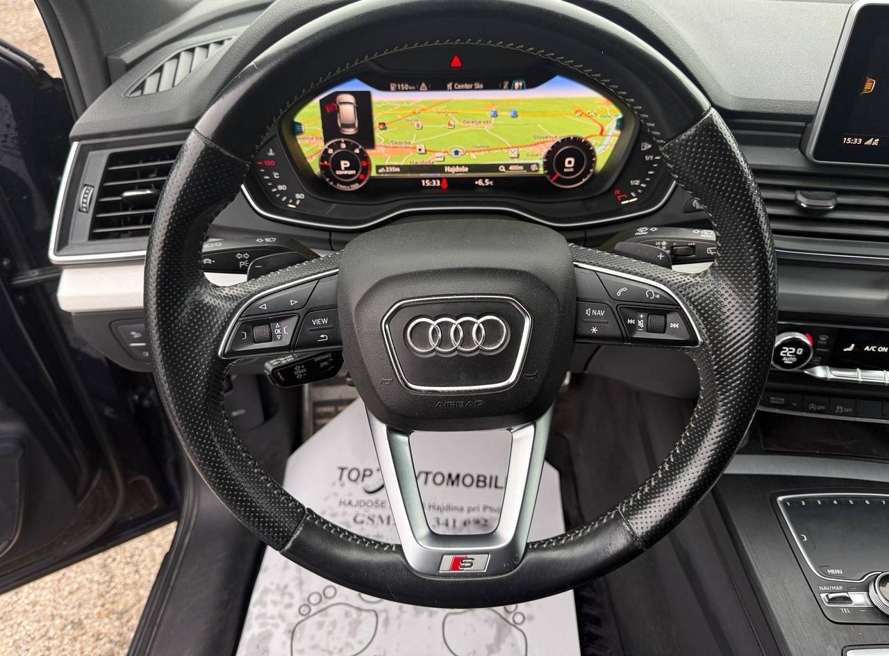 Zunanja slika - Audi Q5 - 40 TDI QUATTRO S-LINE LED TEM NAV PDC KAM TOP... - 16