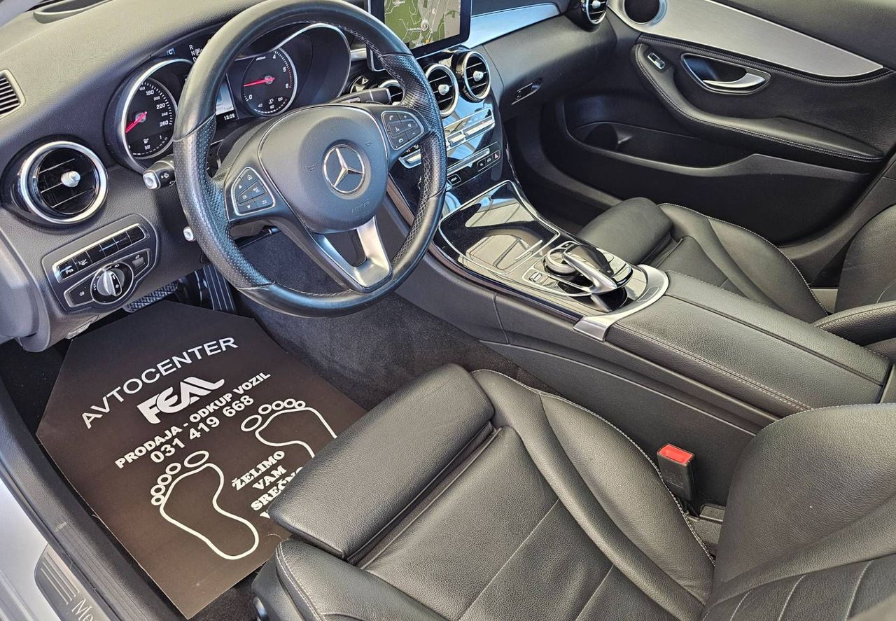 Zunanja slika - Mercedes-Benz C-Razred - C 220 D-AVT-SPORT-LED-HEAD UP-USNJE-ŠIBEDAH-1 LAS - 12