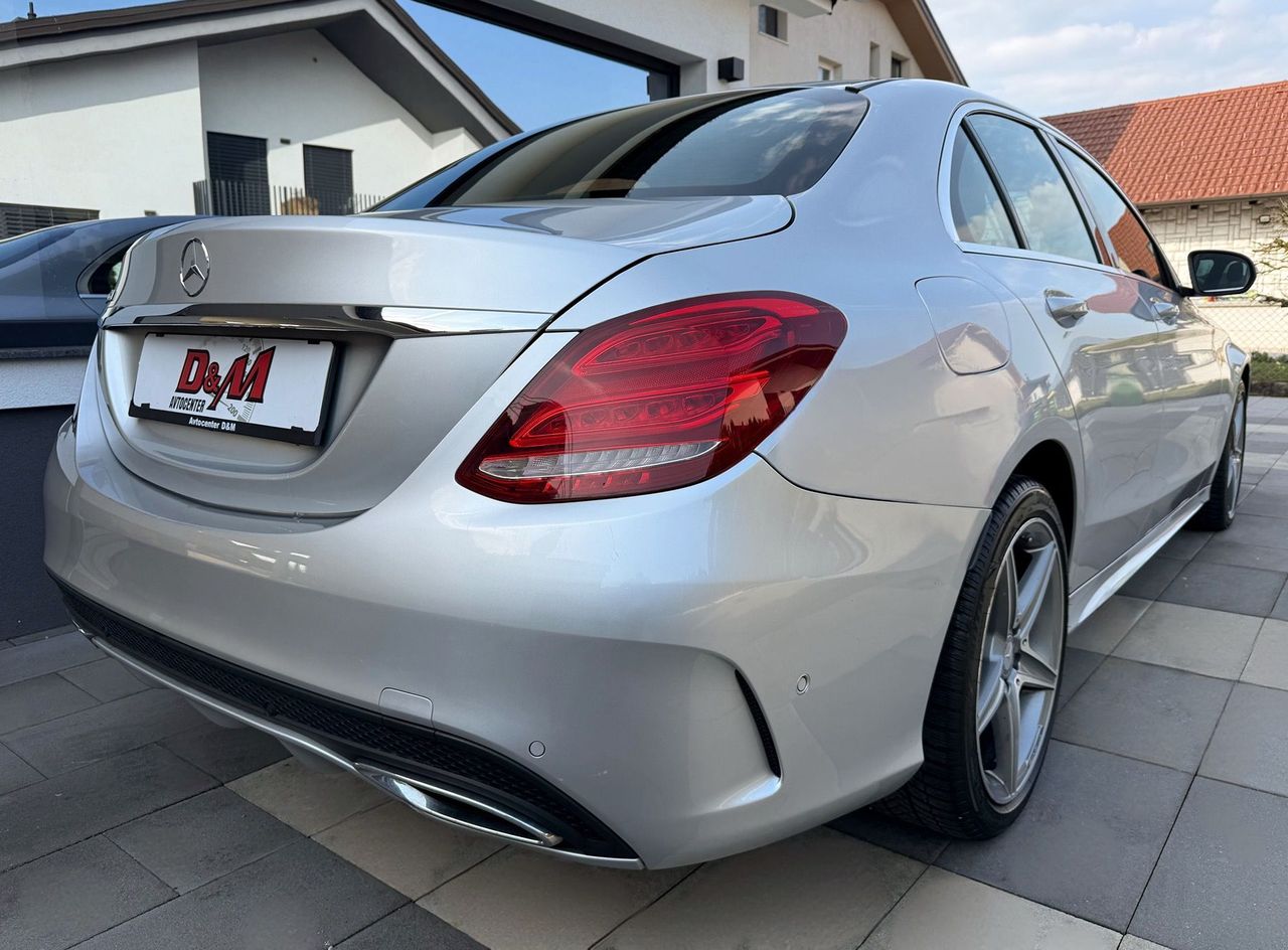 Zunanja slika - Mercedes-Benz C-Razred - C 200D AMG LINE AVT|FULL LED|ČRNO USNJE|2xPDC|18 - 4