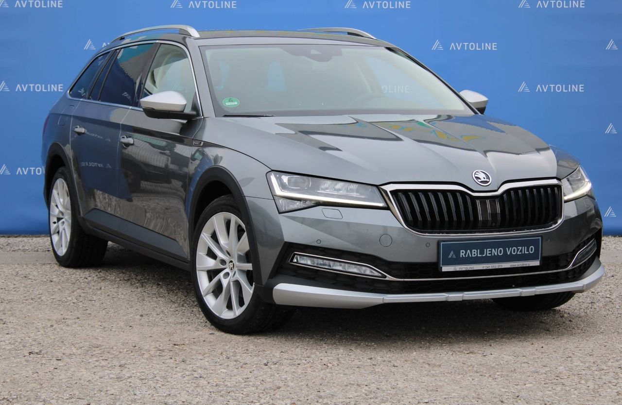 Zunanja slika - Škoda Superb - 2.0 TDI Scout DSG 4X4 147kW MATRIX ACC SIDE AST .. - 4