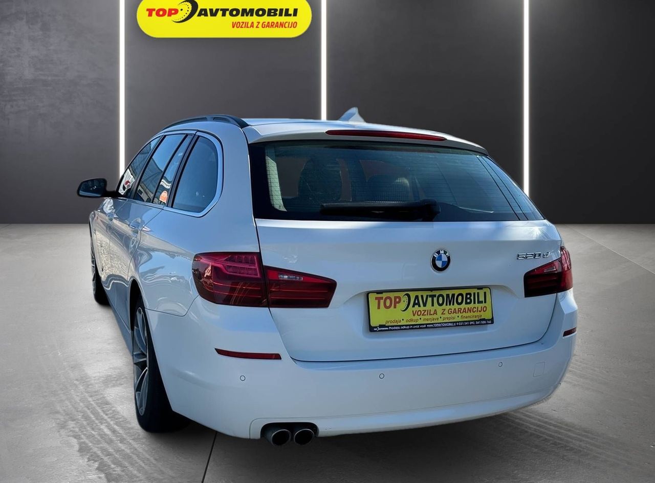 Zunanja slika - BMW Serija 5 - Touring: 520d LED NAVI TEMP HI-FI USNJE PDC FACELIFT TOP - 6