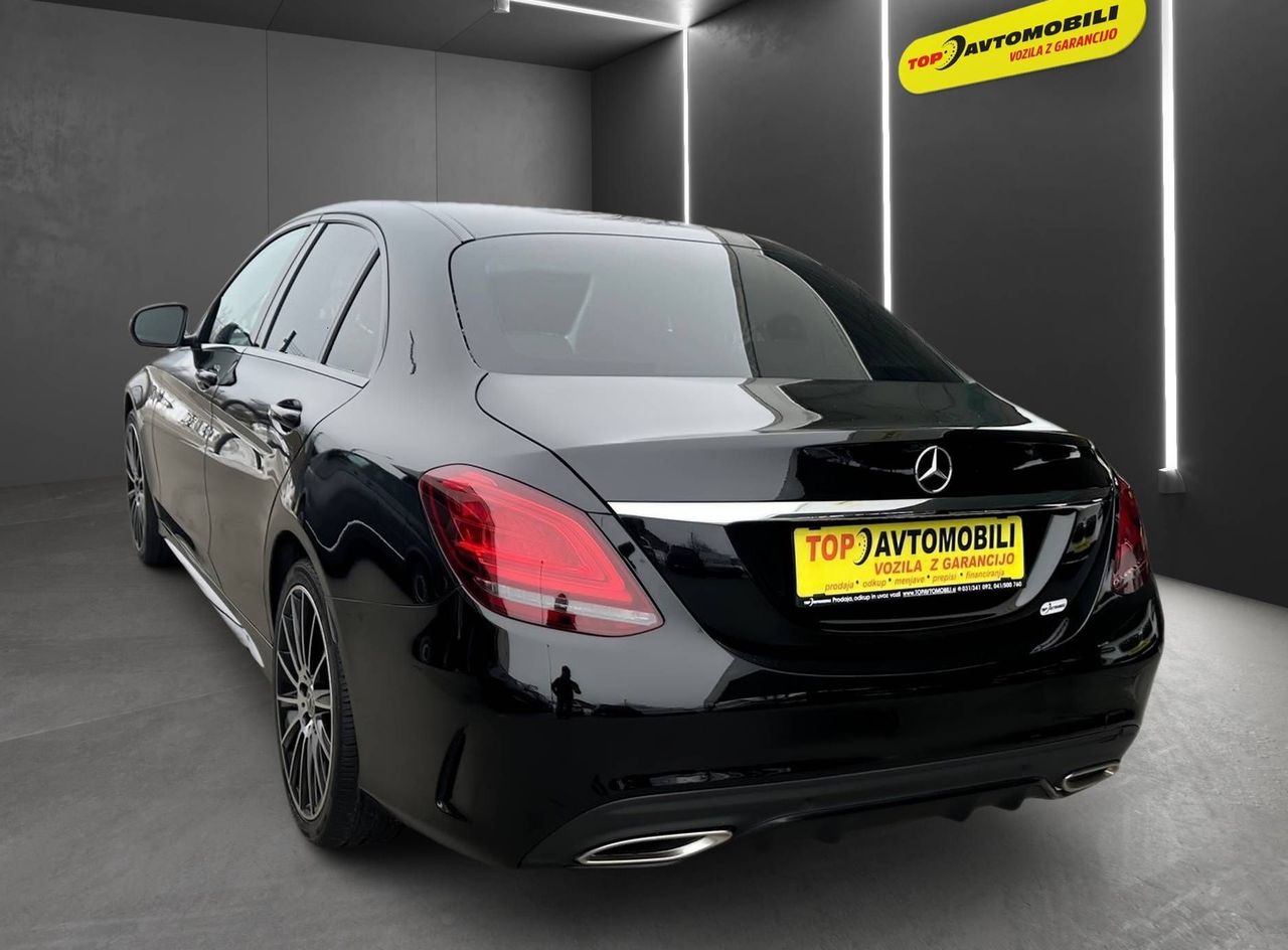Zunanja slika - Mercedes-Benz C-Razred - C 200 AMG LINE LED DELNO USNJE NAVI KAMERA TEMPO - 5