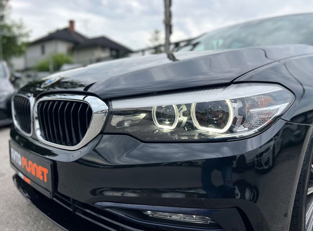Zunanja slika - BMW Serija 5 - : 520d AUT. SPORTLiNE FULL LED HEADuP ŠIBEDAH ALU20 - 8