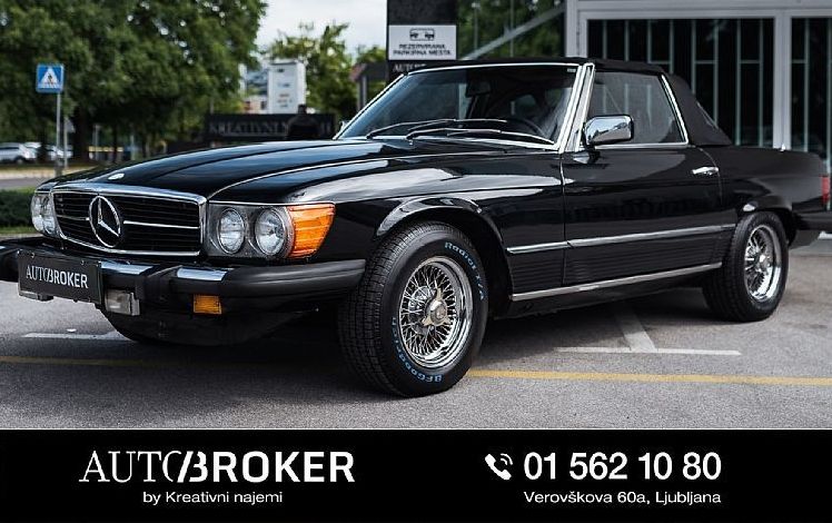 Zunanja slika - Mercedes-Benz SL-Razred - SL 450 4.5 V8 AUT. ALL BLACK mehka in trda streha - 1