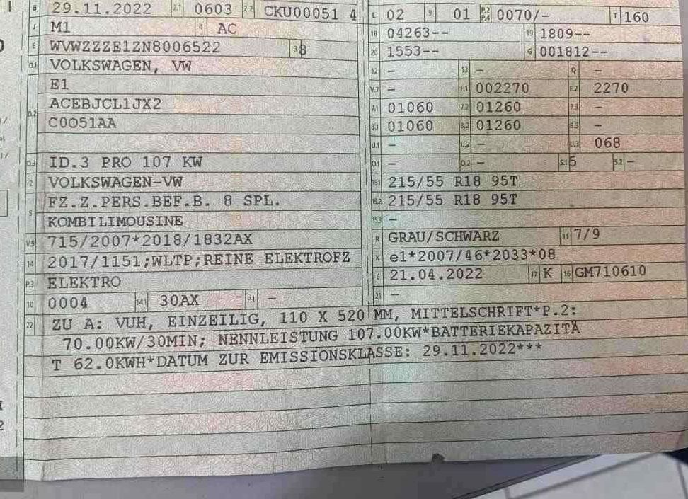 Zunanja slika - VW ID.3 - Pro.AUT.NAVI.LED.62 KW.NEMŠKI.SAMO 85.000 KM - 14