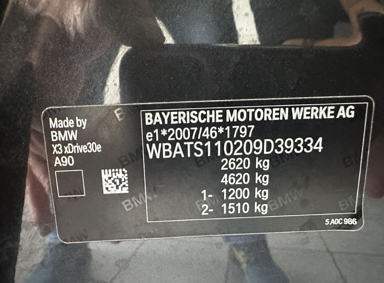 Zunanja slika - BMW X3 - serija : BMW serija   xDrive30e.USNJE.NAVI.LED.76.000 KM. - 20