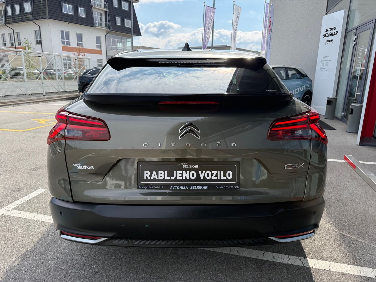 Zunanja slika - Citroën C5 - X 1.6 PHEV Shine  AVTOMATIK + POTRJENA SERVISNA - 6