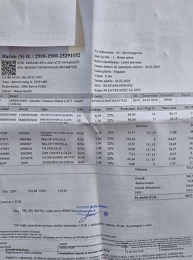 Zunanja slika - Ford Mondeo - 2.0 HYBRID AUT. Titanium °ALKANTARA °ALU 18 °KAM - 12