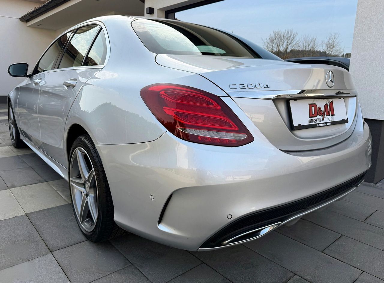 Zunanja slika - Mercedes-Benz C-Razred - C 200D AMG LINE AVT|FULL LED|ČRNO USNJE|2xPDC|18 - 3