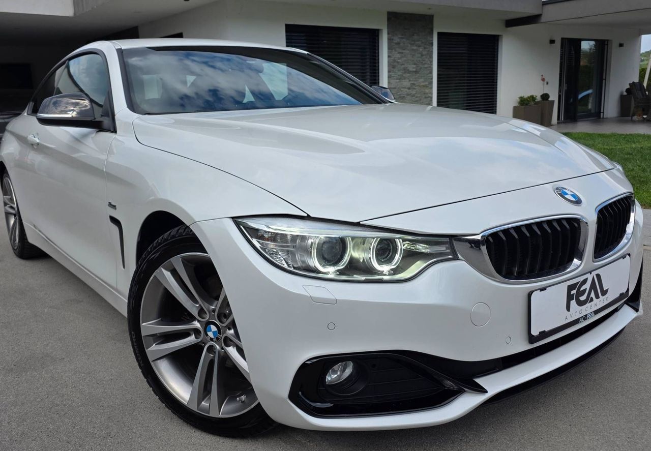 Zunanja slika - BMW Serija 4 - Coupe: 420d-AVT-SPORT LINE-140KW-XENON-LED -USNJE-NAVI- - 2