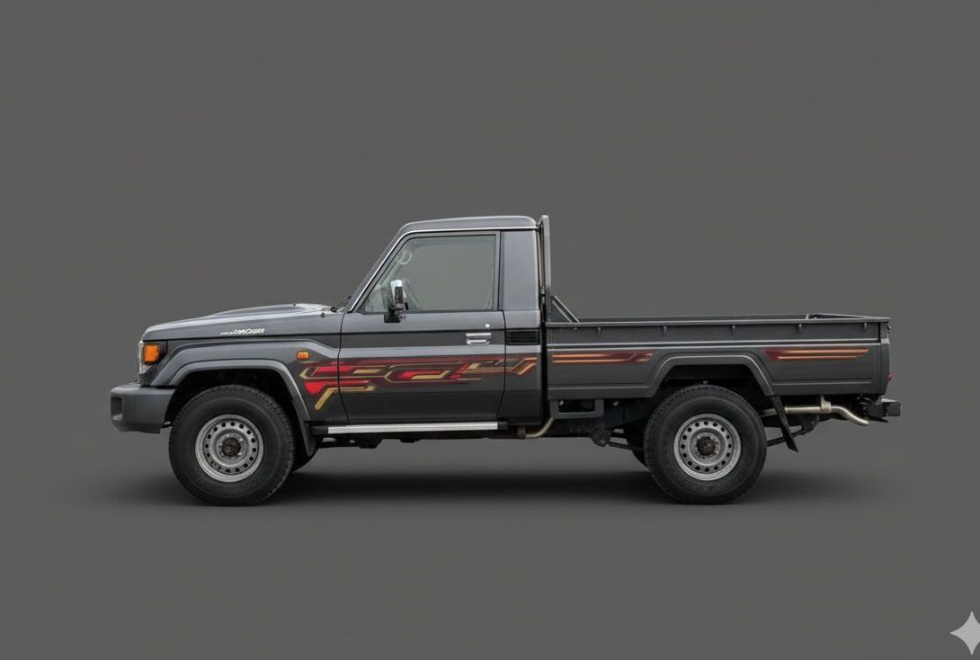 Zunanja slika - Toyota Land Cruiser - 4.0 V6 pickup enojna kabina - 3