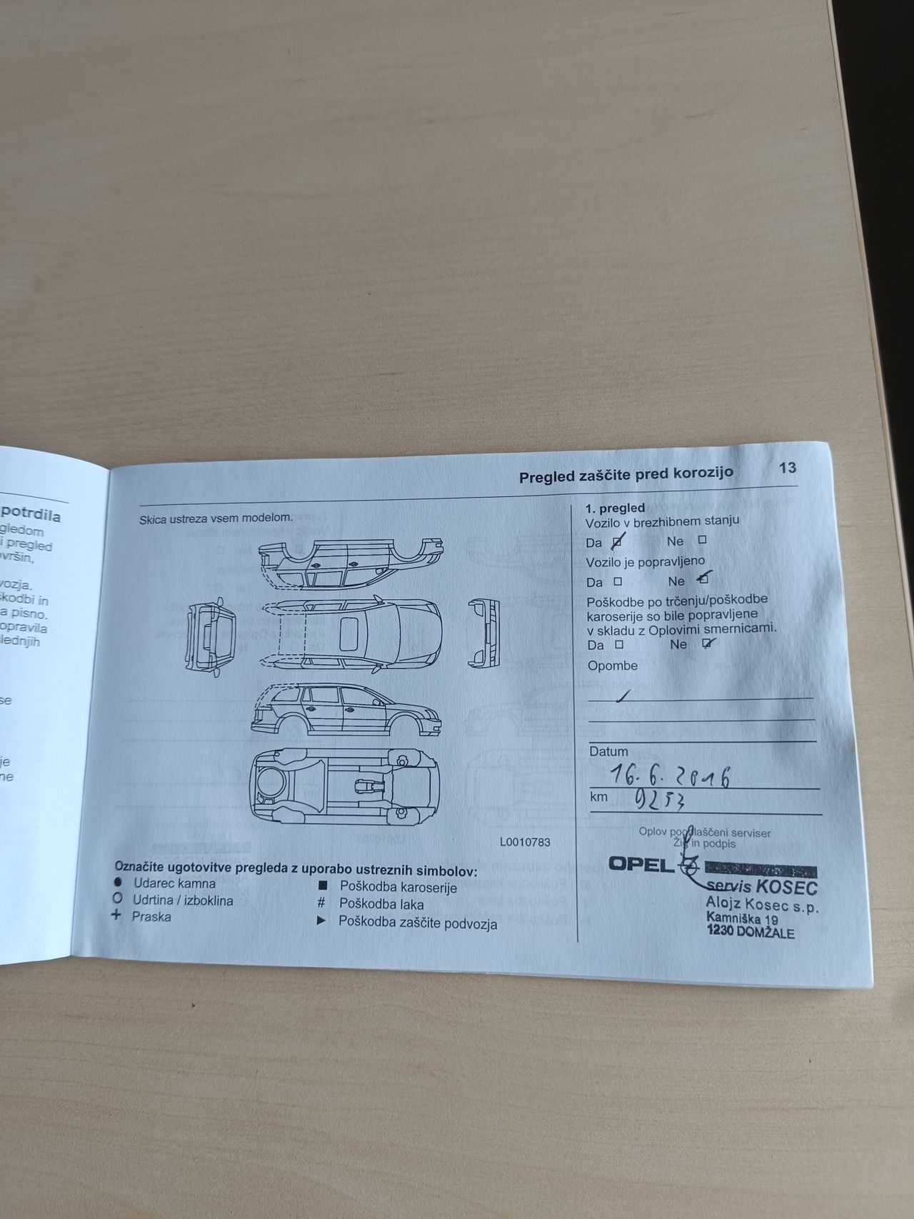 Poročilo o preverjanju vozila - Opel Meriva - 1,4 TURBO COSMO - 19