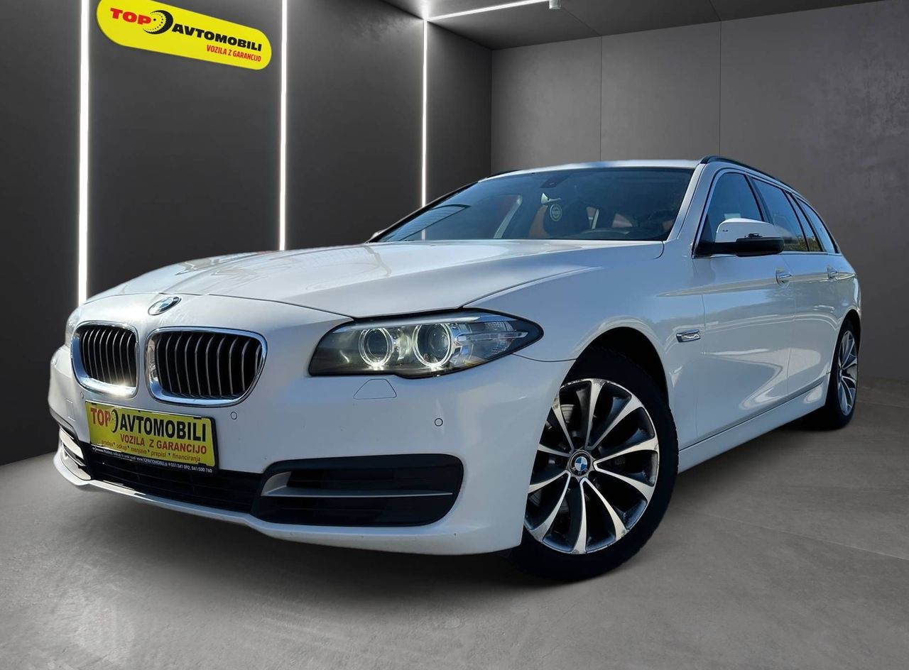 Zunanja slika - BMW Serija 5 - Touring: 520d LED NAVI TEMP HI-FI USNJE PDC FACELIFT TOP - 1