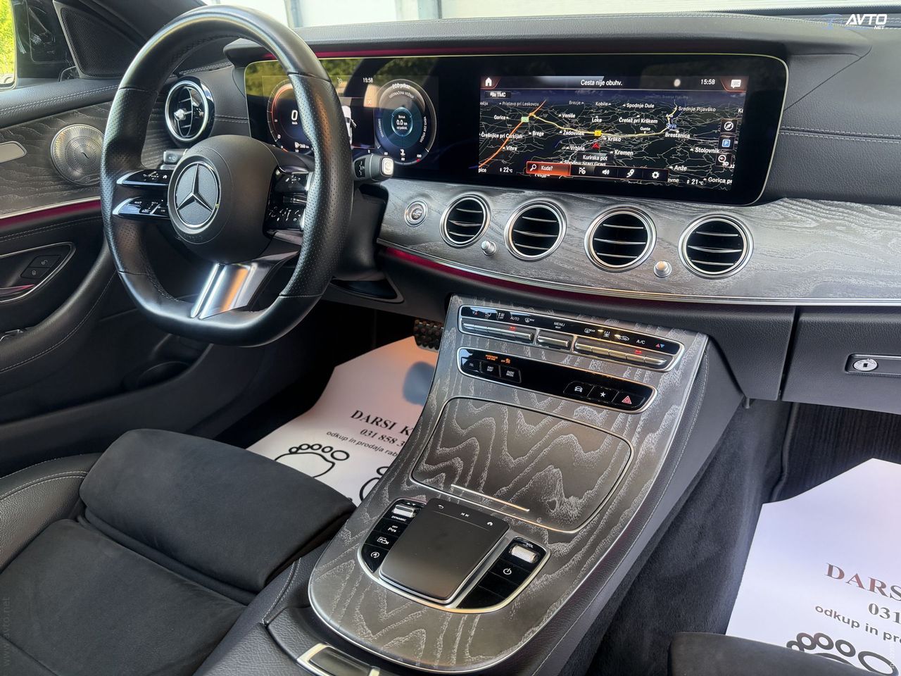 Zunanja slika - Mercedes-Benz E-Razred - E220d AMG WIDE MULTIBEAM WEBASTO PRIKLOP ALU20 - 17