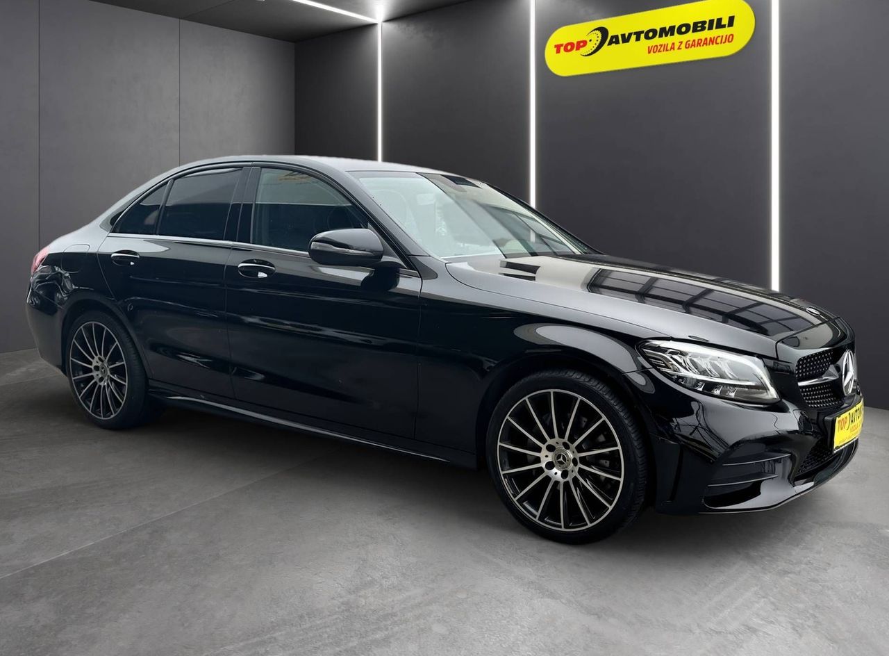 Zunanja slika - Mercedes-Benz C-Razred - C 200 AMG LINE LED DELNO USNJE NAVI KAMERA TEMPO - 9