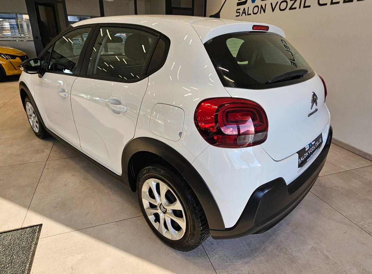 Zunanja slika - Citroën C3 - 1.2-1.LASTNIK-JAMSTVO-SERVISIRAN-OBROK ŽE 66€ - 7