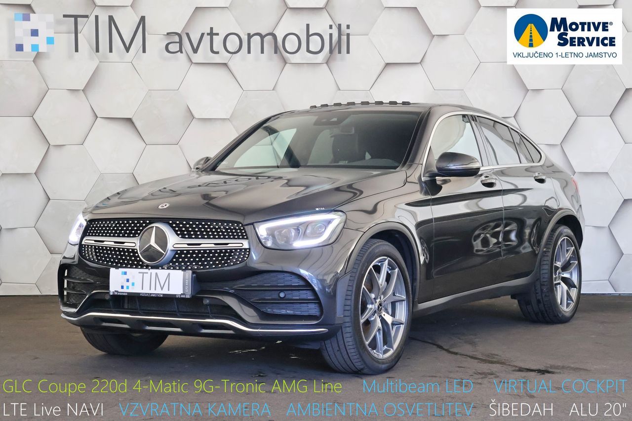 Zunanja slika - Mercedes-Benz GLC Coupe - 220d 4-Matic 9G-Tronic AMG Line 194KM - 1