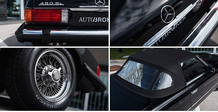 Zunanja slika - Mercedes-Benz SL-Razred - SL 450 4.5 V8 AUT. ALL BLACK mehka in trda streha - 19