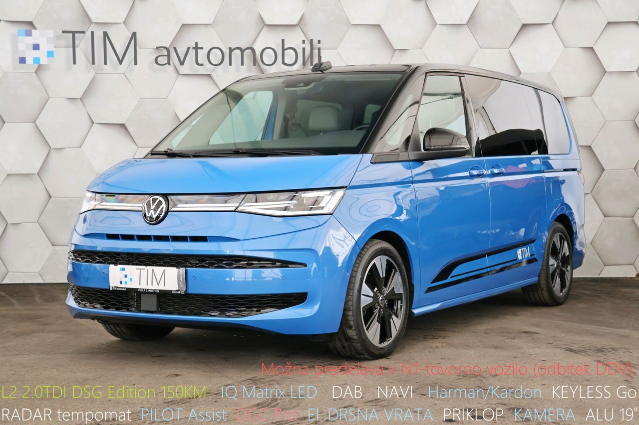 Zunanja slika - VW Multivan - T7 L2 2.0 TDI DSG Edition 150KM - 1