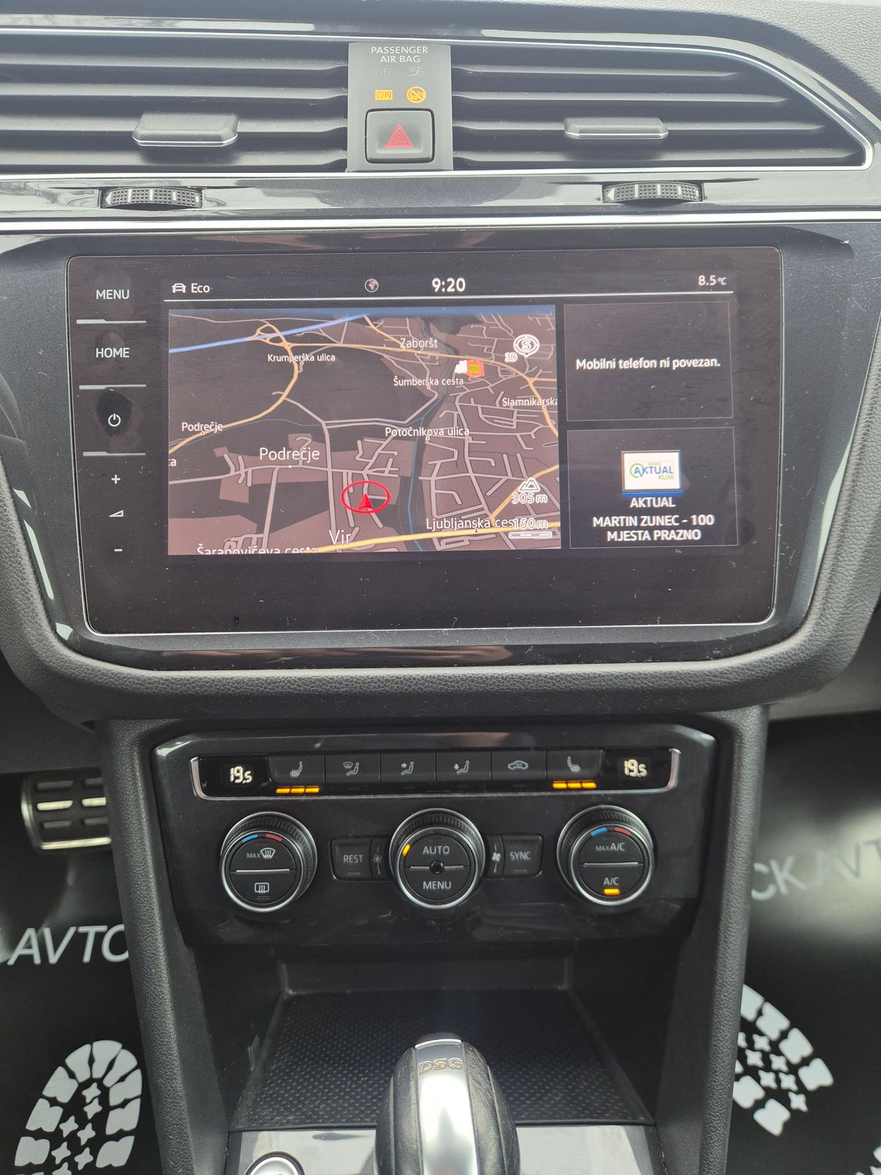 Notranja slika - VW Tiguan - 4motion 2,0 TDI BMT Highline DSG - 13