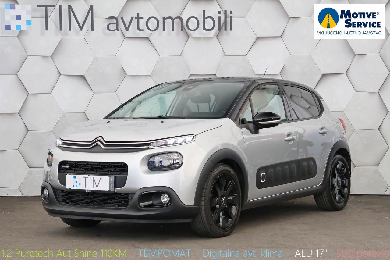 Zunanja slika - Citroën C3 - 1.2 PureTech EAT6 S&S Shine 110KM - 1