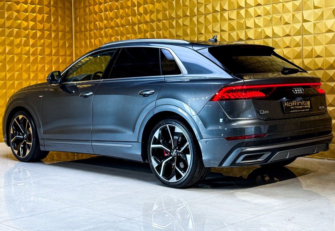 Zunanja slika - Audi Q8 - 50TDI Quattro SLine-4WS-ZRACNO-HLAJENJE-PAN-HEADUP - 6