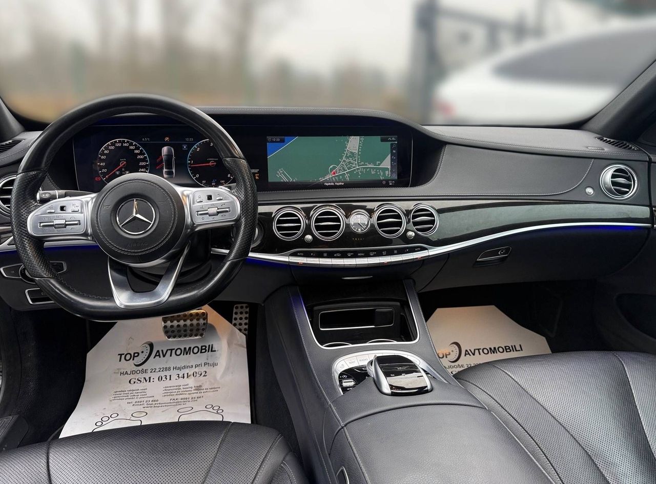 Zunanja slika - Mercedes-Benz S-Razred - 350d 4MATIC AMG LINE PANO MASAŽA ACC 360 ZRAČNO .. - 20
