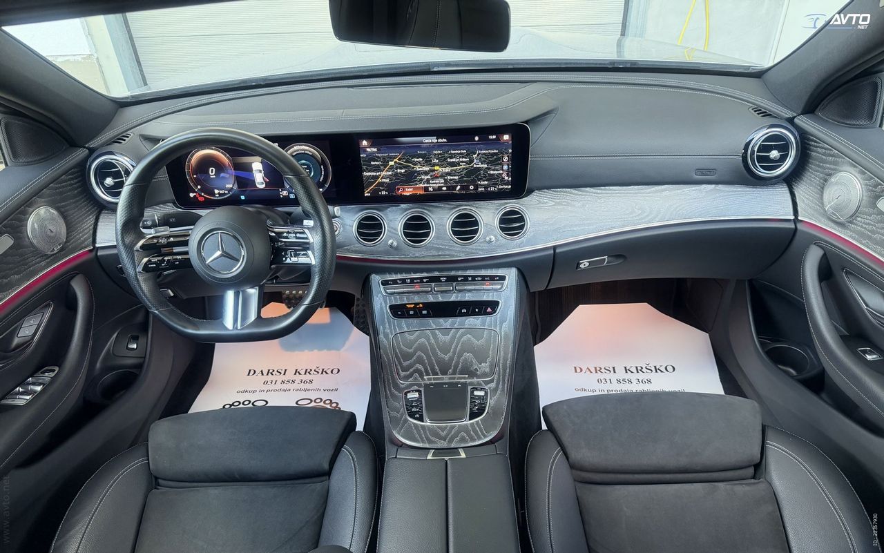 Zunanja slika - Mercedes-Benz E-Razred - E220d AMG WIDE MULTIBEAM WEBASTO PRIKLOP ALU20 - 11