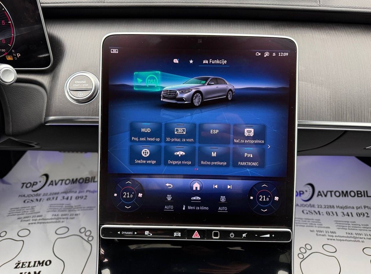 Zunanja slika - Mercedes-Benz S-Razred - 400 d 4MATIC AMG LINE DIGITAL LIGHT RADAR PANO T - 15