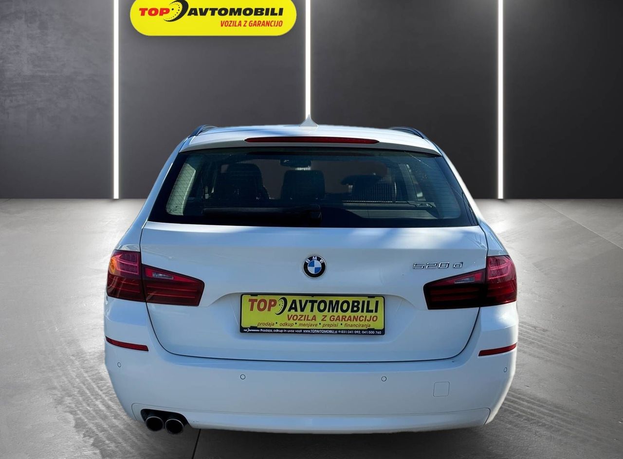 Zunanja slika - BMW Serija 5 - Touring: 520d LED NAVI TEMP HI-FI USNJE PDC FACELIFT TOP - 7