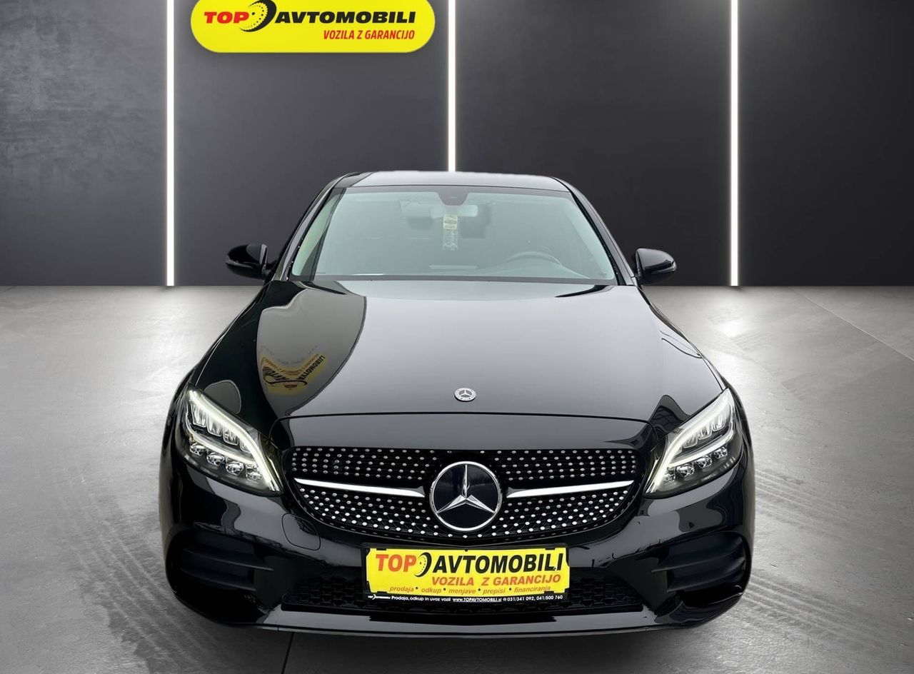 Zunanja slika - Mercedes-Benz C-Razred - C 200 AMG LINE LED DELNO USNJE NAVI KAMERA TEMPO - 11