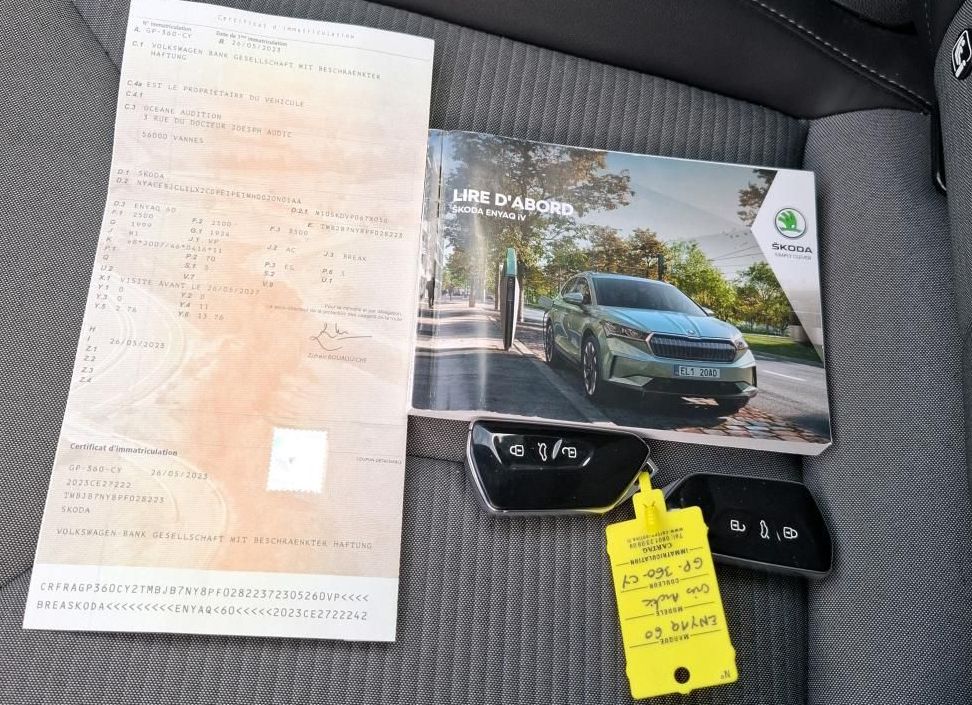 Zunanja slika - Škoda Enyaq - IV 132 kw.KAMERA.NAVI.USNJE.LED.2023-3000€ SUBVENCIJA - 5